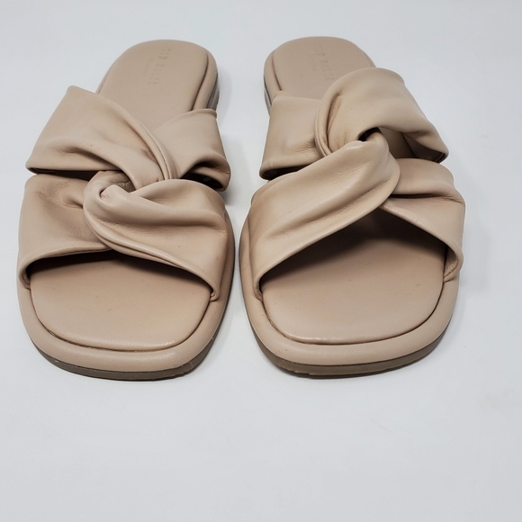 TED BAKER PEBBA KNOT FRONT FLAT SANDALS IN BLUSH SIZE EU 36 WOMEN SLIP ON SHOES - Picture 3 of 11